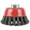 TORK CRAFT Wire Cup Brush Twisted 80mm X M14 Blister